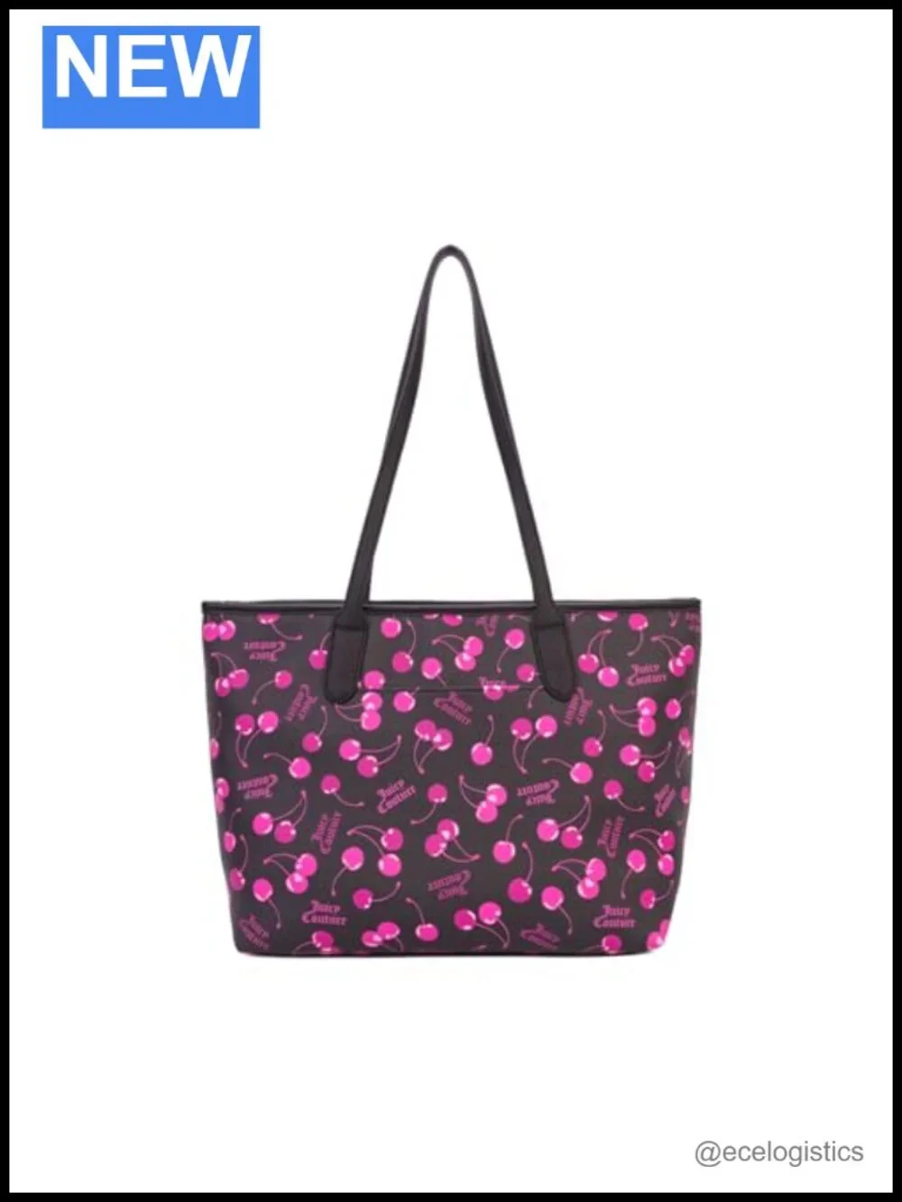Cherry On Top Tote Bag, Stylish Designer Purse for Everyday Wear, Adjustable